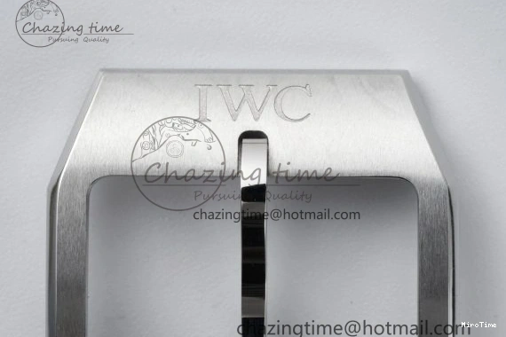 MIROTIME 0118 Pilot Chrono SS AZF 1:1 Best Edition Black Dial Orange Markers on Brown Leather Strap A EasyCare 7065